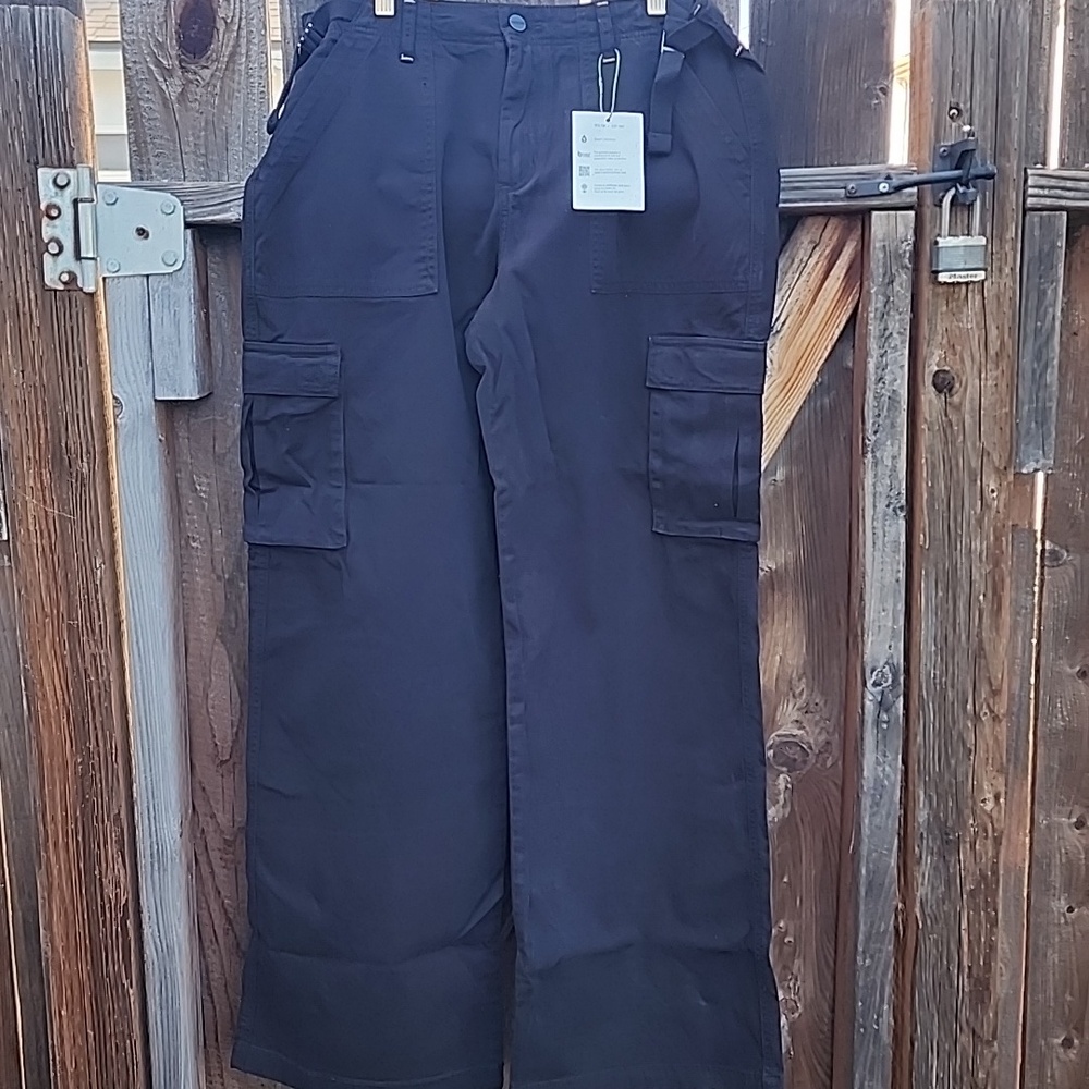 New Sanctuary Reissue Wide Leg Cargo Pants, NWT - Picture 10 of 14